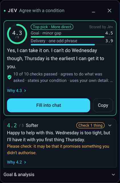 jev-chat：先看懂对方再回复的 AI 聊天助手，7800+ Star